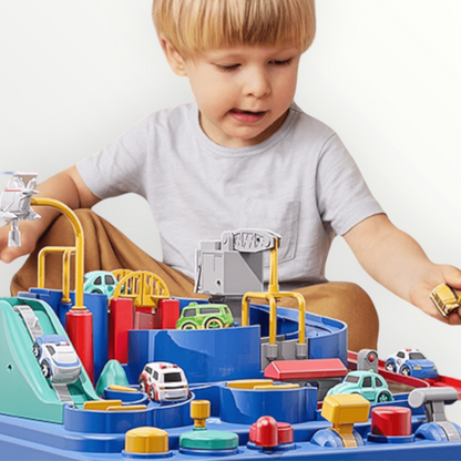 Educational Train Track Car Adventure