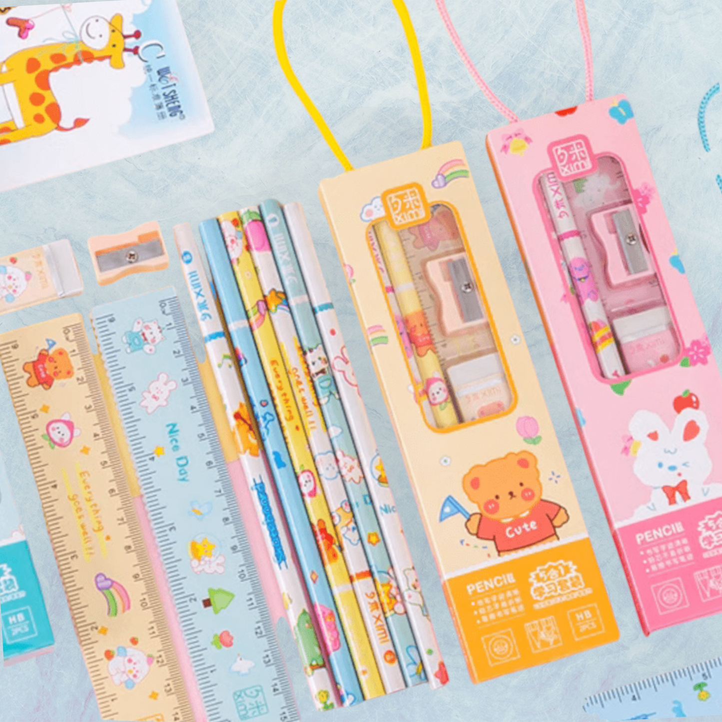 Cartoon Stationery Set