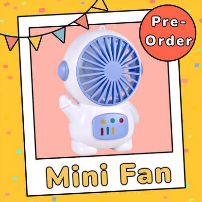 Cartoon Bear Mini Cooling Fan